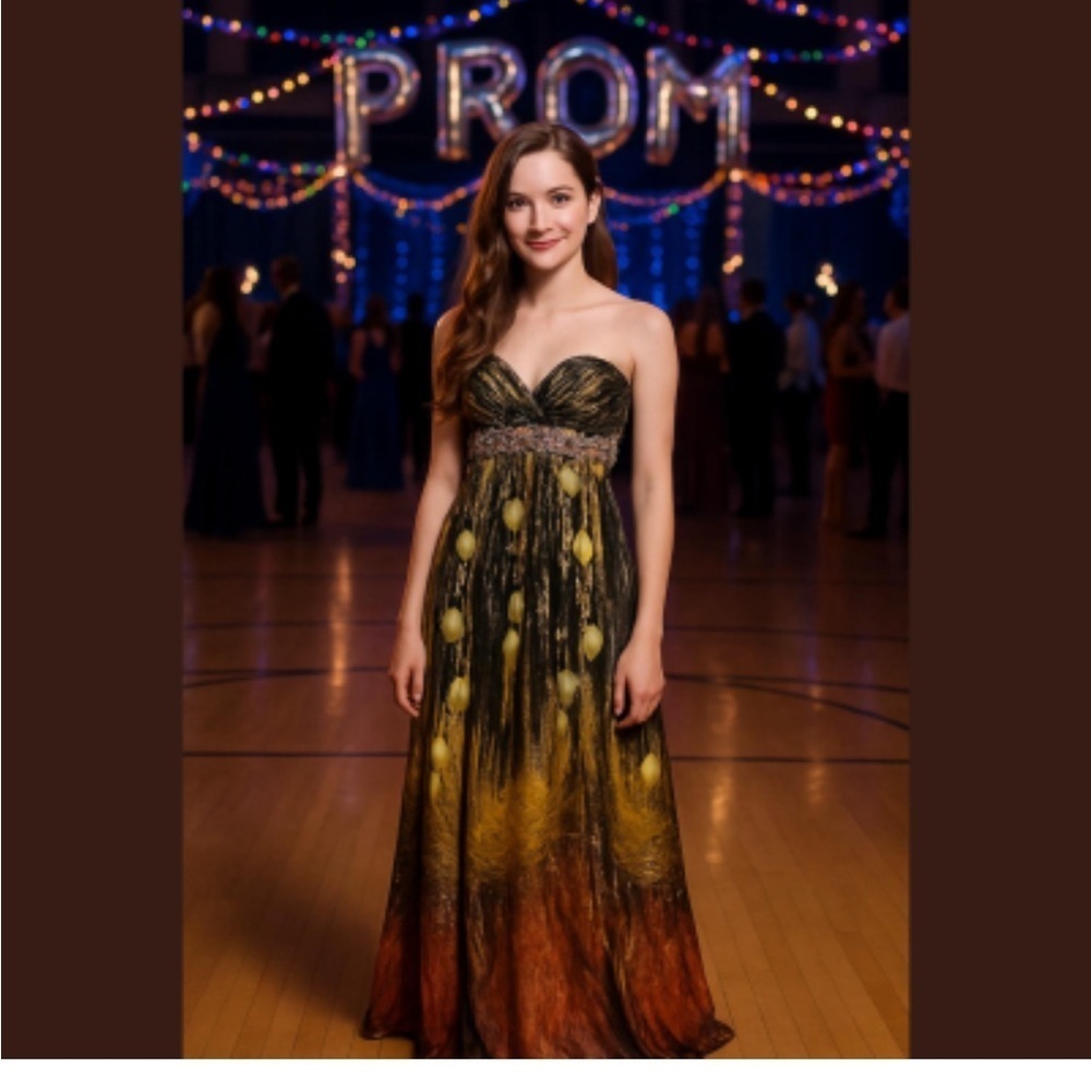 ($1500) Alyce designs formal gown